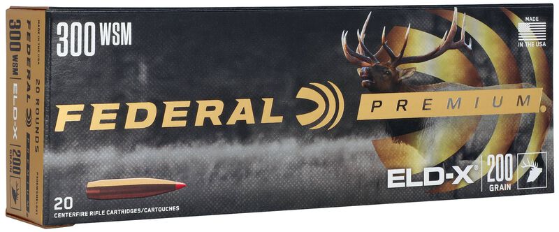 Federal Premium ELD-X .300 WSM 200gr. Federal Premium ELD-X .300 WSM 200gr.