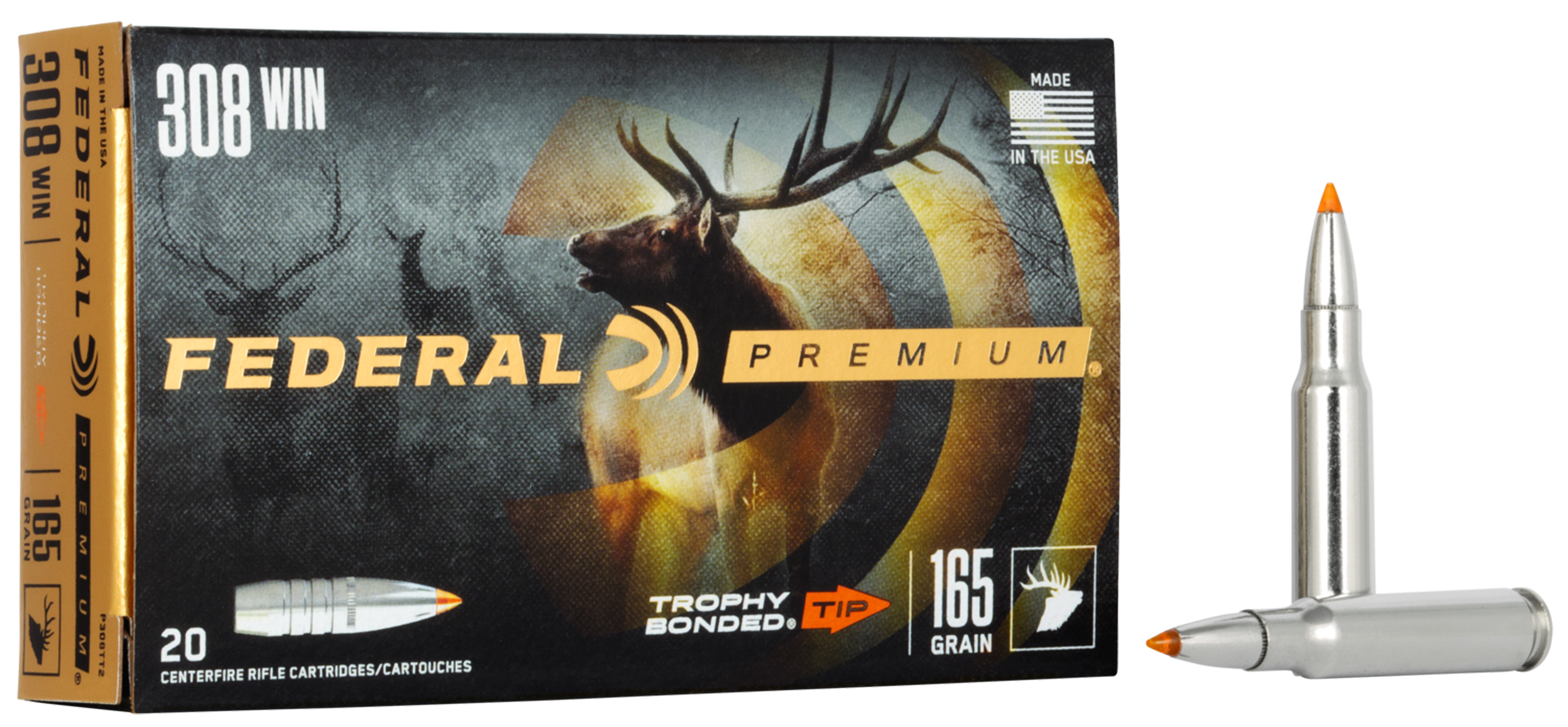 Federal Premium Trophy Bonded .308 Win. 165gr. Federal Premium Trophy Bonded .308 Win. 165gr.