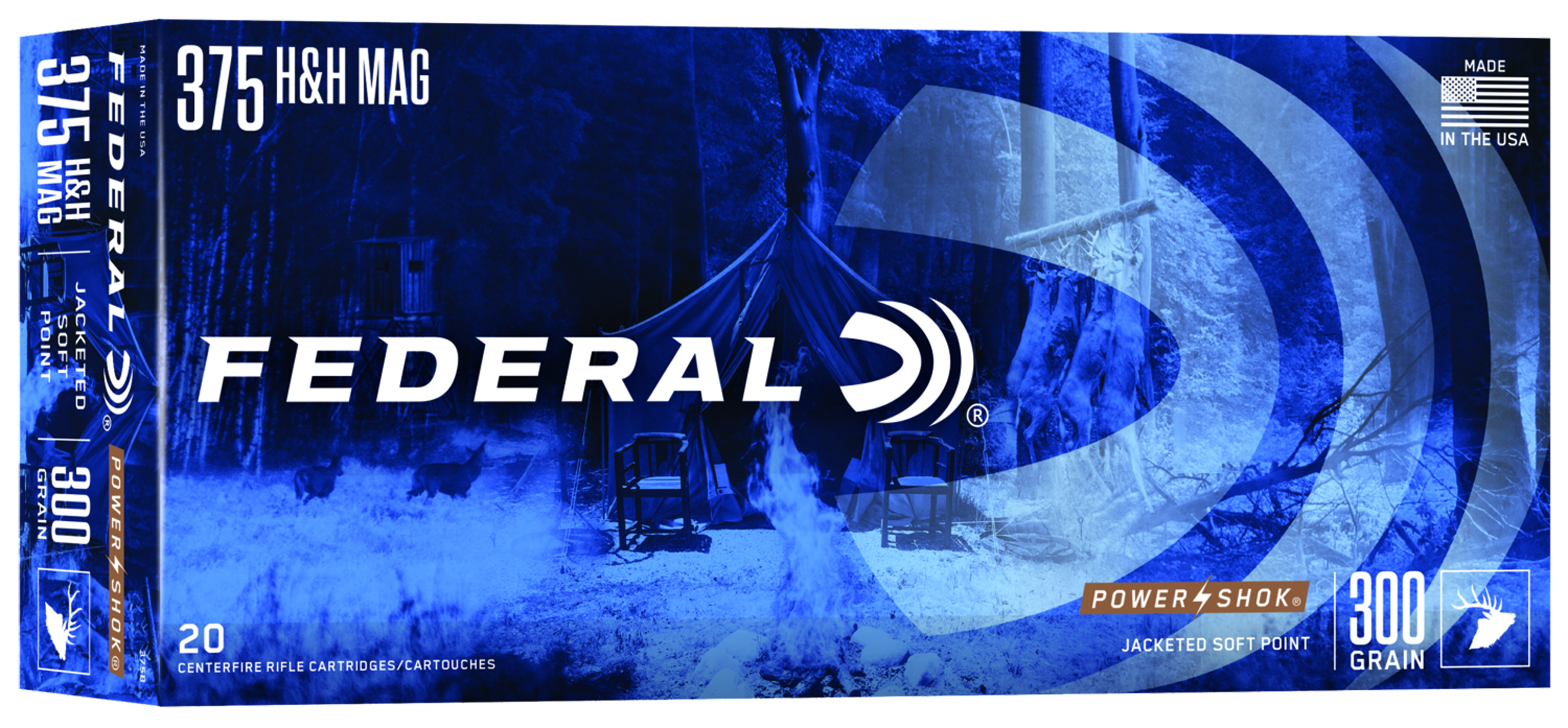 Federal Power Shok .375 H&H 300gr. Federal Power Shok .375 H&H 300gr.