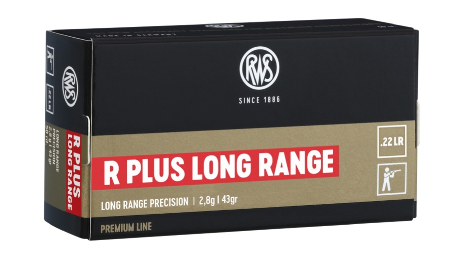 RWS R Plus Long Range .22 LR 43gr. RWS R Plus Long Range .22 LR 43gr.