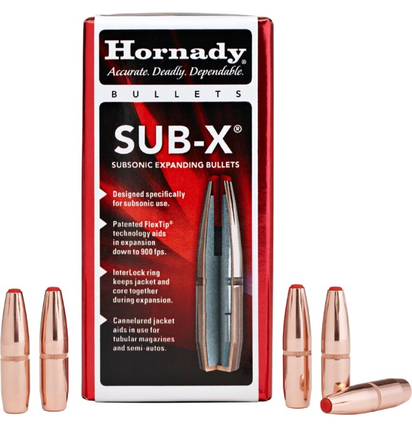Hornady Sub-X .30 190gr. Hornady Sub-X .30 190gr.
