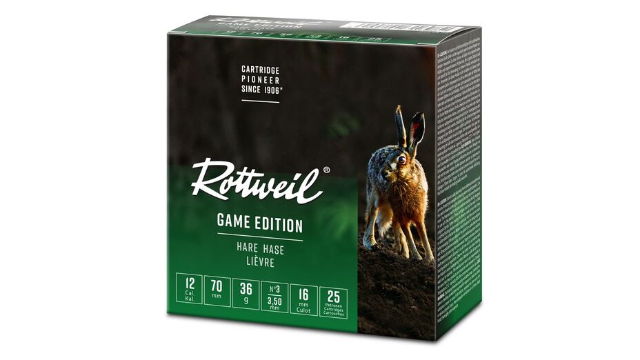 Rottweil Game Hase 12/70; 3,5mm; 36g Rottweil Game Hase 12/70; 3,5mm; 36g
