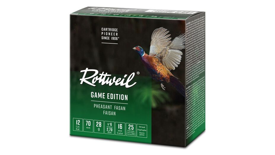 Rottweil Game Fasan 12/70; 2,75mm; 28g Rottweil Game Fasan 12/70; 2,75mm; 28g