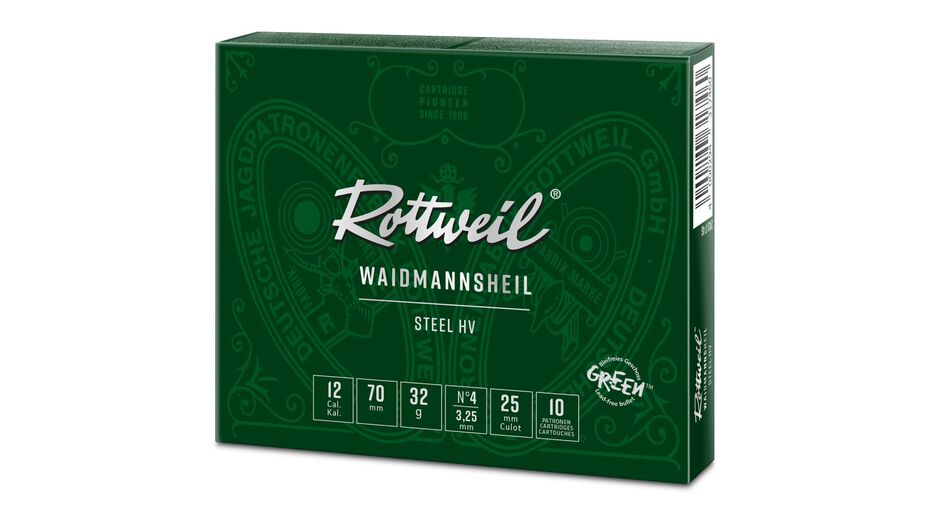 Rottweil Waidmannsheil Steel HV 12/70; 3,25mm; 32g Rottweil Waidmannsheil Steel HV 12/70; 3,25mm; 32g