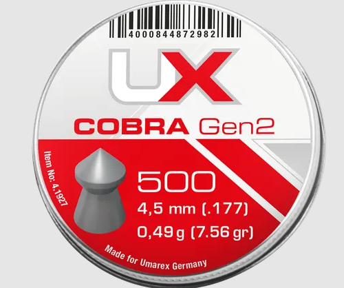 Umarex Diabolos Cobra Gen2 4,5mm; 0,49g; spitz Umarex Diabolos Cobra Gen2 4,5mm; 0,49g; spitz