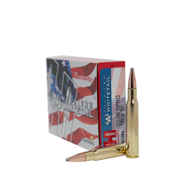 Hornady American Whitetail Interlock .30-06 Spr. 180gr. Hornady American Whitetail Interlock .30-06 Spr. 180gr.