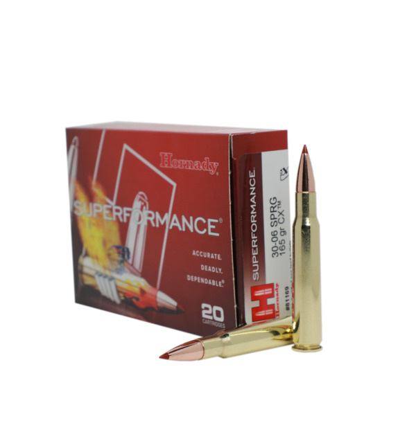 Hornady Superformance CX .30-06 Spr. 165gr. Hornady Superformance CX .30-06 Spr. 165gr.