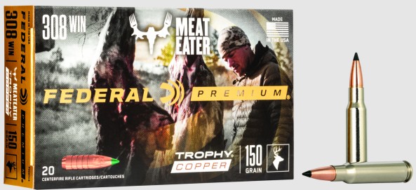 Federal Premium Trophy Copper .308 Win. 150gr. Federal Premium Trophy Copper .308 Win. 150gr.