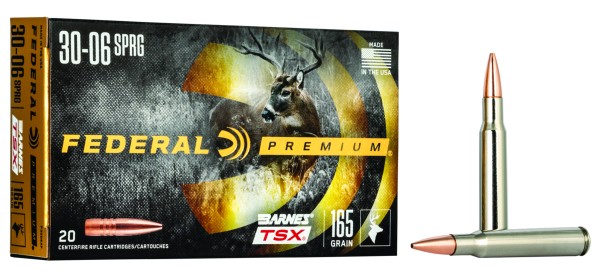 Federal Premium Barnes TSX .30-06 Spr. 165gr. Federal Premium Barnes TSX .30-06 Spr. 165gr.