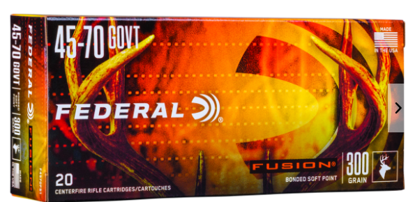 Federal Fusion .45-70 Gov. 300 gr. Federal Fusion .45-70 Gov. 300 gr.