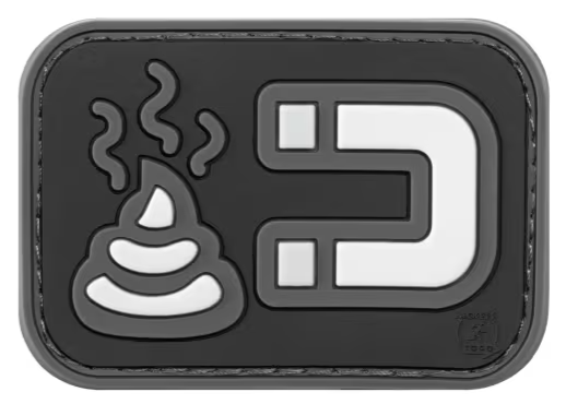 Rubber Patch Shit Magnet Rubber Patch Shit Magnet
