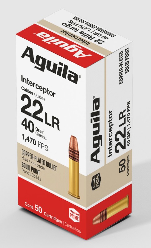 Aguila Interceptor CP HP .22 LR 38gr. Aguila Interceptor CP HP .22 LR 38gr.