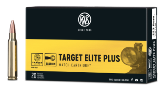 RWS Target Elite Plus HPBT .223 Rem. 69gr. RWS Target Elite Plus HPBT .223 Rem. 69gr.