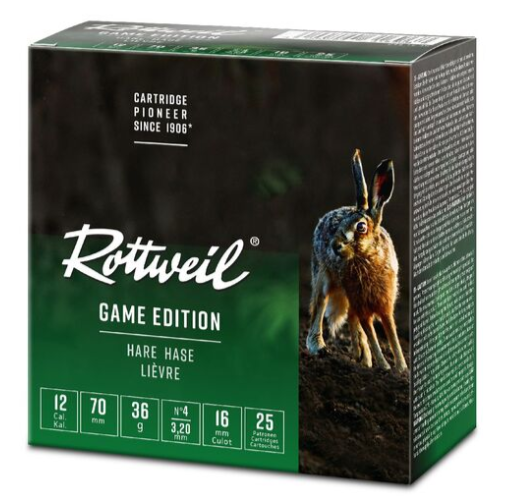 Rottweil Game Hase 12/70; 3,2mm; 36g Rottweil Game Hase 12/70; 3,2mm; 36g