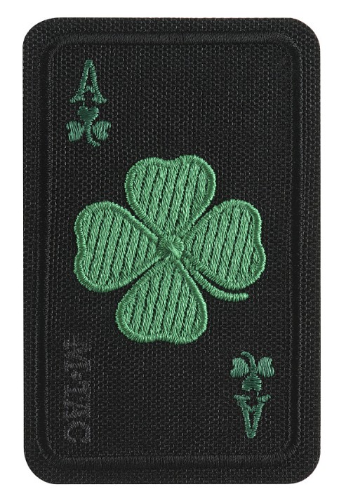Lucky Card Patch Black M-Tac