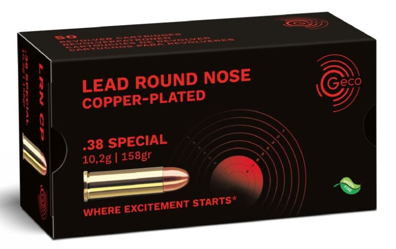 Geco LRNCP .38 Spec. 158gr.