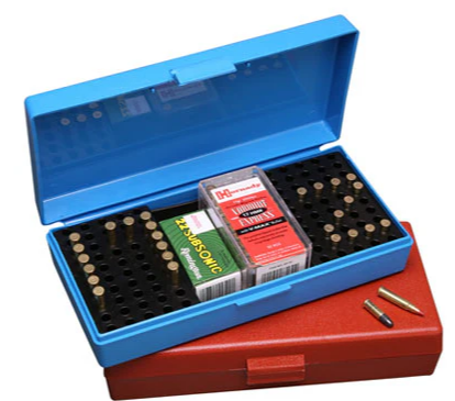 MTM Box Competition .22 LR 100St.; Blau