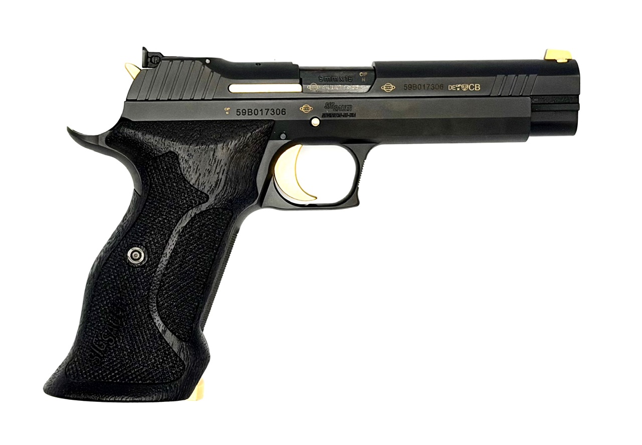SIG Sauer P210 Target "Black & Gold" Sonderedition GBW