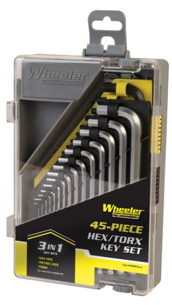 Wheeler 45-teiliges SAE/Metric Hex&Torx Set