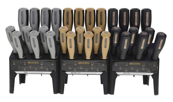 Wheeler 30-teiliges Hex&Torx Schraubendreher Werkbank Set