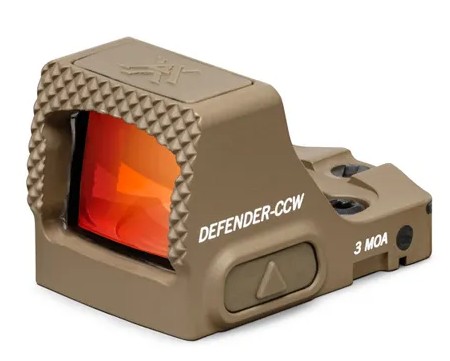 Vortex Defender-CCW Red Dot 3MOA; TAN