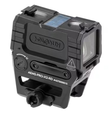 Holosun AEMS Core X2 Solar Red Circle Dot Sight