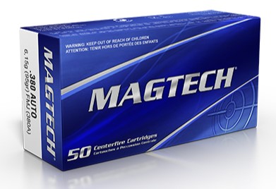 Magtech FMJ .380 Auto 95gr. (380A) Magtech FMJ .380 Auto 95gr. (380A)