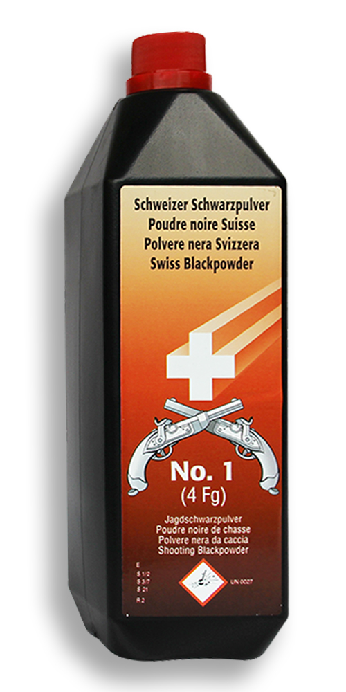Schwarzpulver Schweizer Nr. 1 1 kg Schwarzpulver Schweizer Nr. 1 1 kg