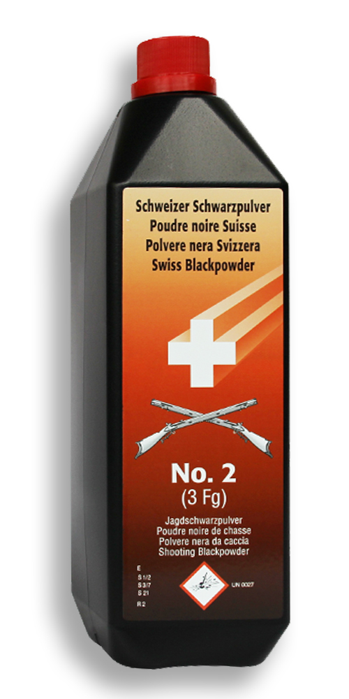 Schwarzpulver Schweizer Nr. 2 1 kg Schwarzpulver Schweizer Nr. 2 1 kg
