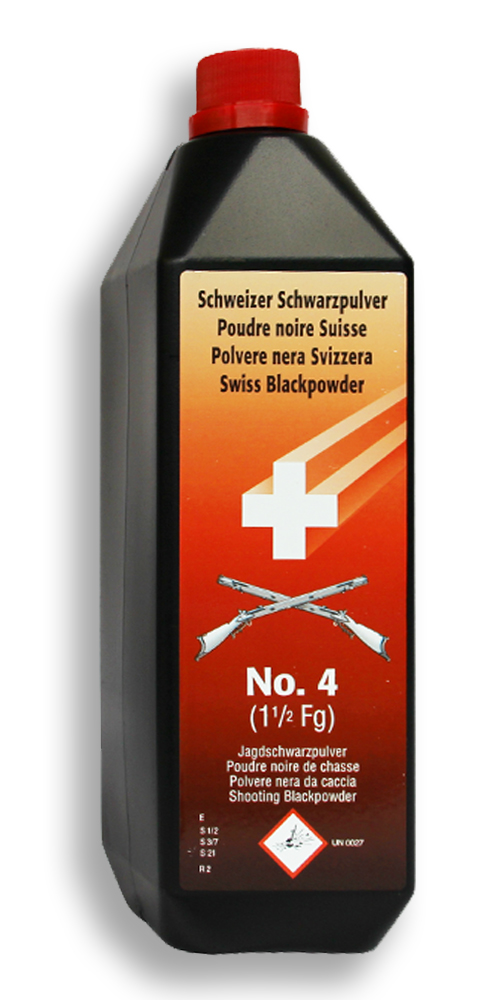 Schwarzpulver Schweizer Nr. 4 1 kg Schwarzpulver Schweizer Nr. 4 1 kg