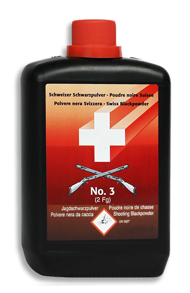 Schwarzpulver Schweizer Nr. 3 0,5 kg Schwarzpulver Schweizer Nr. 3 0,5 kg