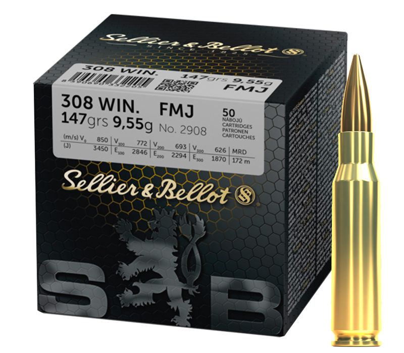 S&B FMJ .308 Win. 147gr. Schüttpackung S&B FMJ .308 Win. 147gr. Schüttpackung