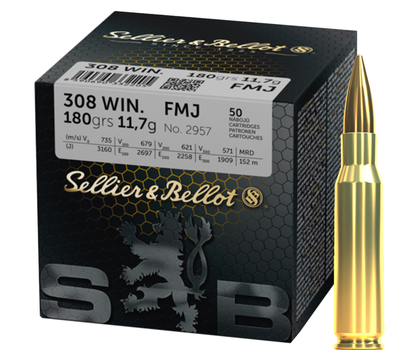 S&B FMJ .308 Win. 180gr. Schüttpackung S&B FMJ .308 Win. 180gr. Schüttpackung