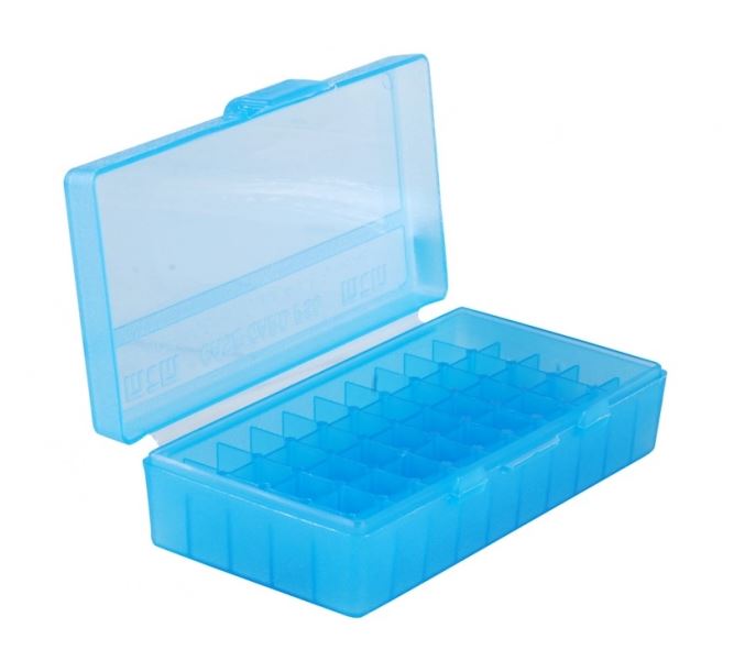 MTM Box .45 50St.; Blau - Klarsicht MTM Box .45 50St.; Blau - Klarsicht