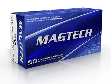 Magtech SJSP .38 Spec. 158gr. (38C) Magtech SJSP .38 Spec. 158gr. (38C)