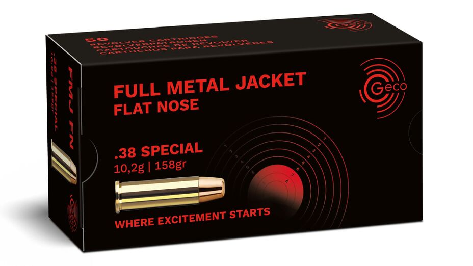 Geco FMJFP .38 Spec. 158gr. Geco FMJFP .38 Spec. 158gr.