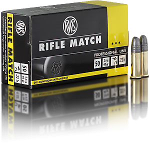 RWS Rifle Match .22 LR 40gr. RWS Rifle Match .22 LR 40gr.