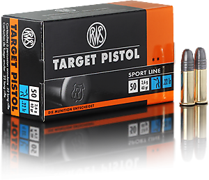 RWS Target Pistol .22 LR 40gr. RWS Target Pistol .22 LR 40gr.