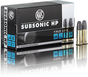 RWS Subsonic HP .22 LR 40gr. RWS Subsonic HP .22 LR 40gr.