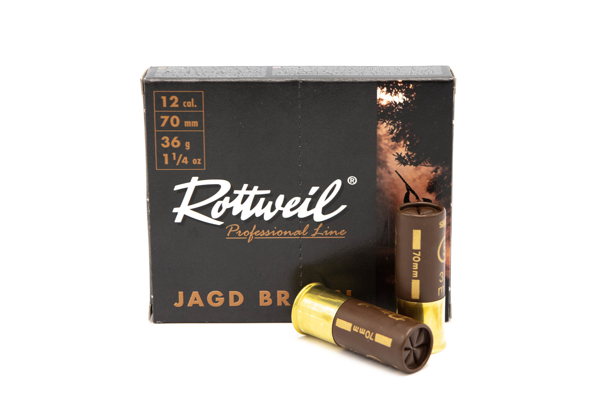 Rottweil Jagd Braun Plastik 12/70; 3,0mm; 36g Rottweil Jagd Braun Plastik 12/70; 3,0mm; 36g