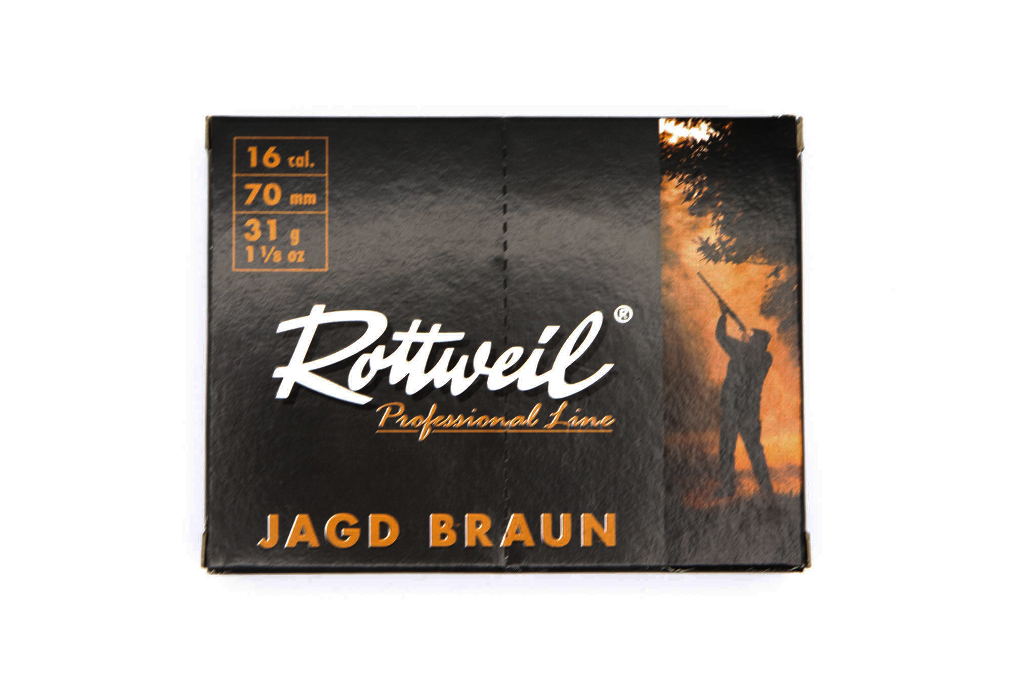 Rottweil Jagd Braun Plastik 16/70; 3,5mm; 31g Rottweil Jagd Braun Plastik 16/70; 3,5mm; 31g