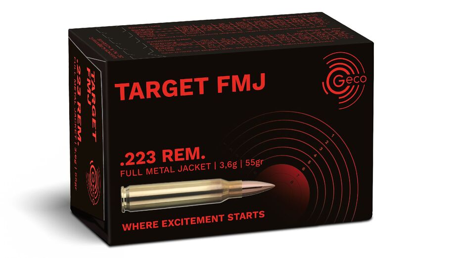 Geco Target FMJ .223 Rem 55gr. Geco Target FMJ .223 Rem 55gr.