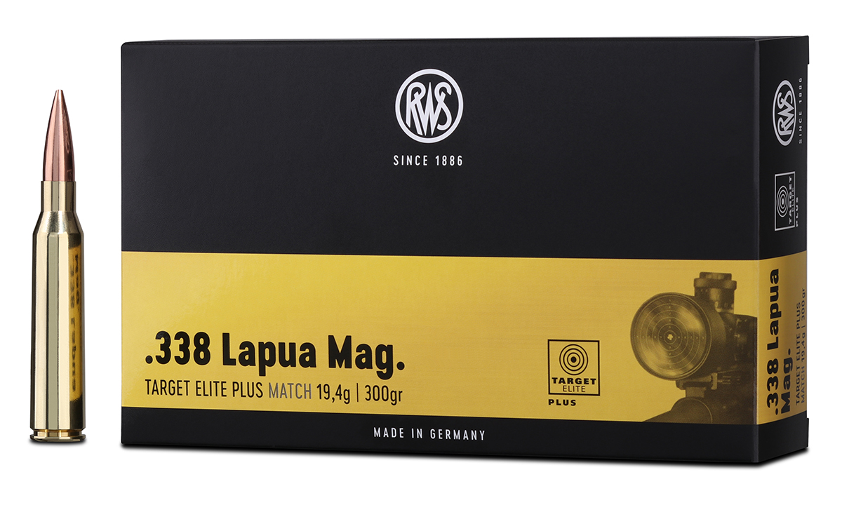 RWS Target Elite Plus HPBT .338 Lap. Mag. 300gr. RWS Target Elite Plus HPBT .338 Lap. Mag. 300gr.