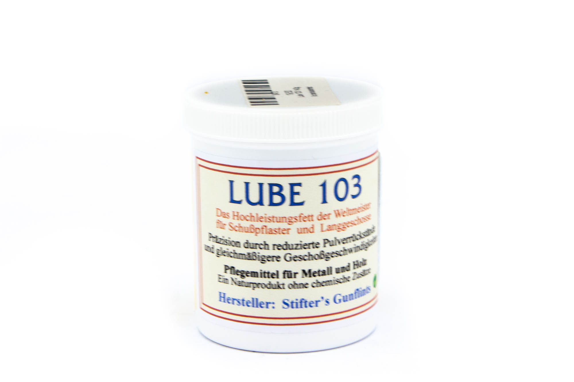 Lube 103 140g Vorderladerfett Lube 103 140g Vorderladerfett