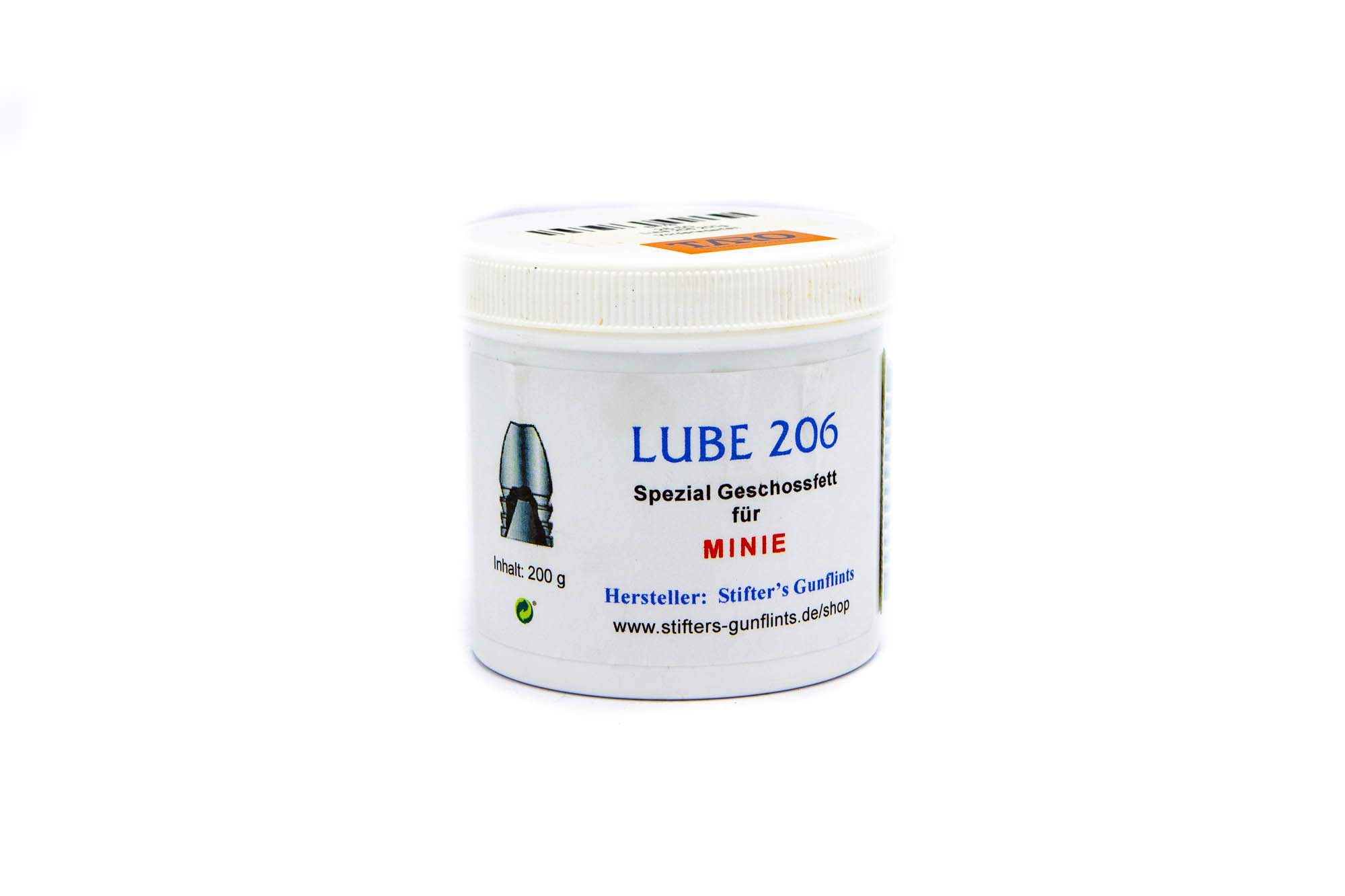 Lube 206 200g Vorderladerfett Lube 206 200g Vorderladerfett
