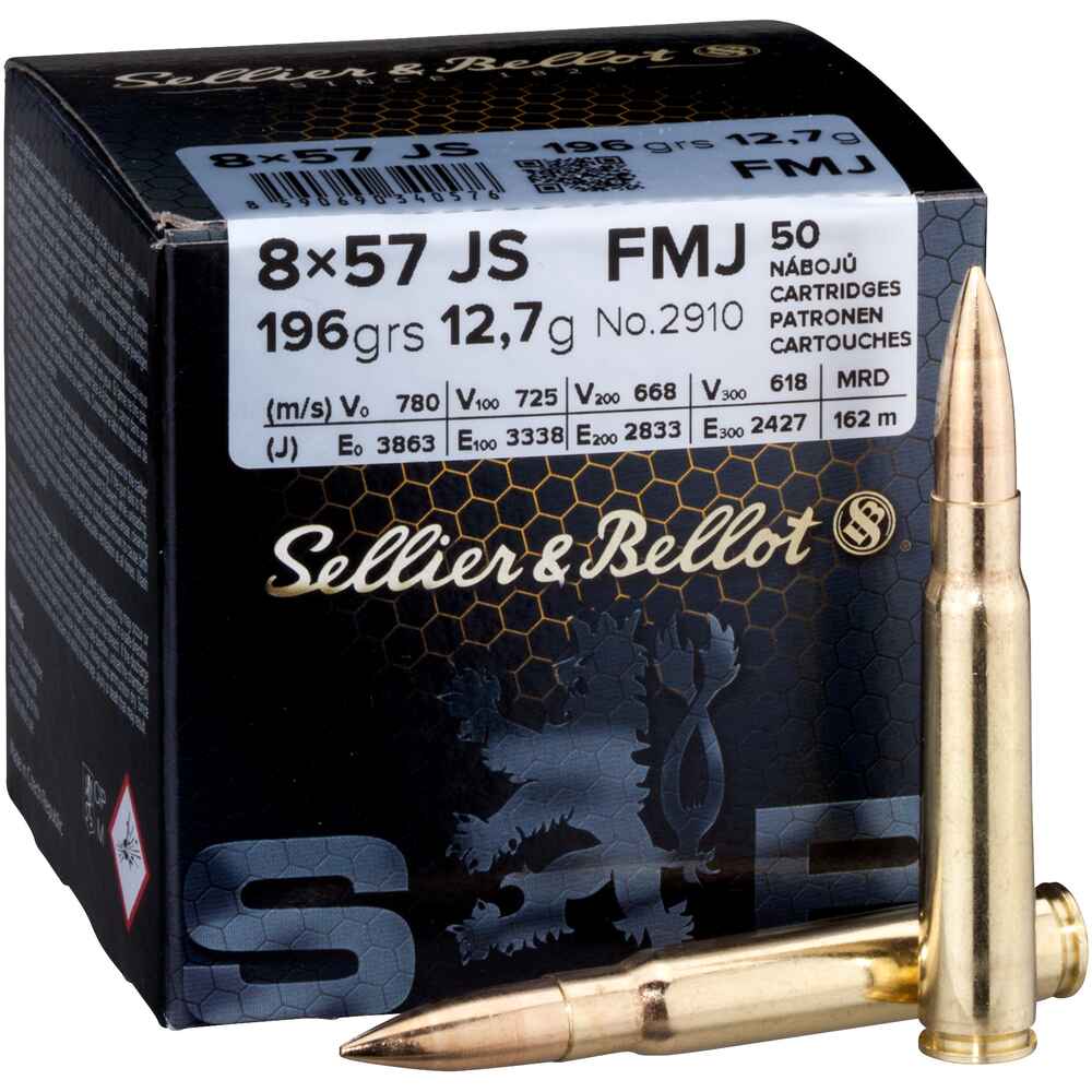 S&B FMJ 8x57IS 196gr. Schüttpackung S&B FMJ 8x57IS 196gr. Schüttpackung