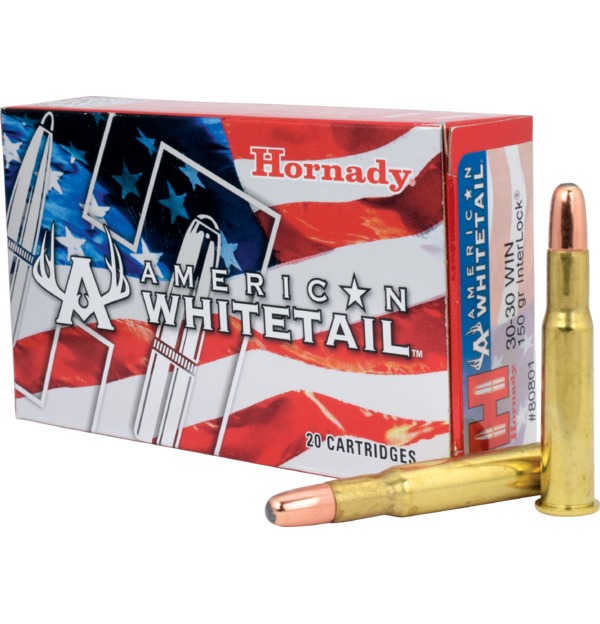 Hornady American Whitetail Interlock .30-30 150gr. Hornady American Whitetail Interlock .30-30 150gr.