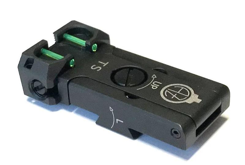 AZ Kimme verstellbar Fiber-Optic Green CZ75 TS/TS Orange