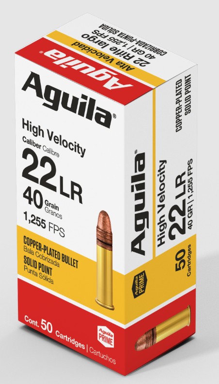 Aguila HV SP verkupfert .22 LR 40gr.