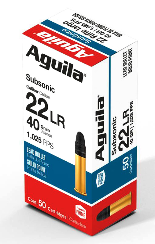 Aguila Subsonic LRN .22 LR 40gr.